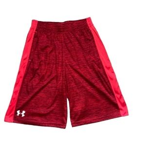 Under Armour youth red athletic shorts Size XL